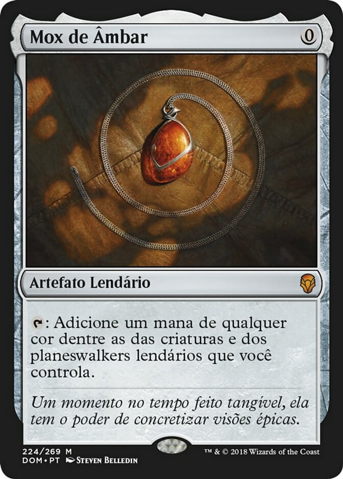 Mox de Âmbar / Mox Amber - Magic: The Gathering - MoxLand
