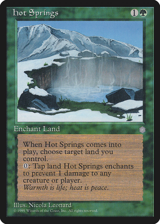 Fontes Aquecidas / Hot Springs - Magic: The Gathering - MoxLand