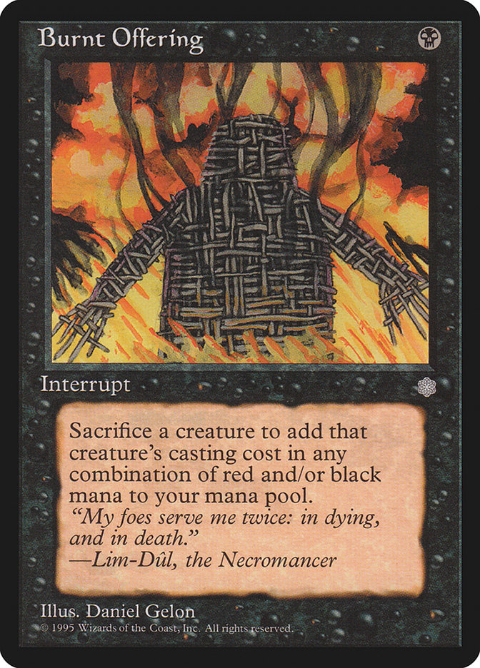 Oferenda em Chamas / Burnt Offering - Magic: The Gathering - MoxLand