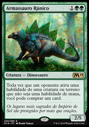 Armassauro Rúnico / Runic Armasaur - Magic: The Gathering - MoxLand