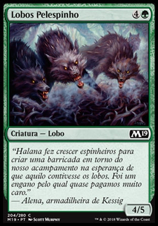Lobos Pelespinho / Thornhide Wolves - Magic: The Gathering - MoxLand