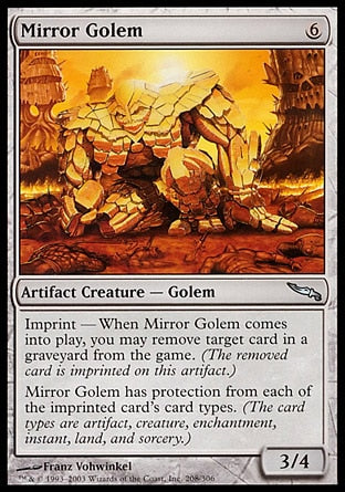 Golem Espelhado / Mirror Golem - Magic: The Gathering - MoxLand