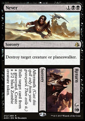 Jamais / Retornar / Never / Return - Magic: The Gathering - MoxLand