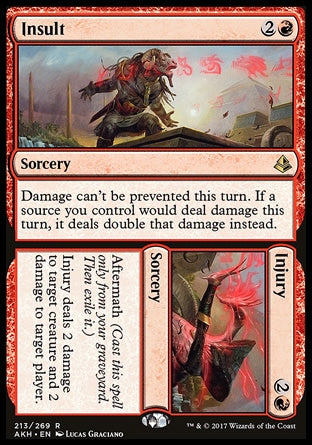 Insulto / Feitiço / Insult / Injury - Magic: The Gathering - MoxLand