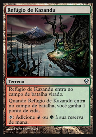 Refúgio de Kazandu / Kazandu Refuge - Magic: The Gathering - MoxLand