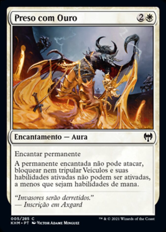 Preso com Ouro / Bound in Gold - Magic: The Gathering - MoxLand
