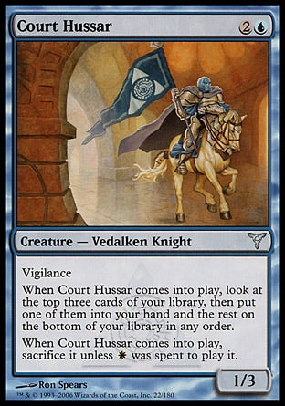 Hussardo Real / Court Hussar - Magic: The Gathering - MoxLand