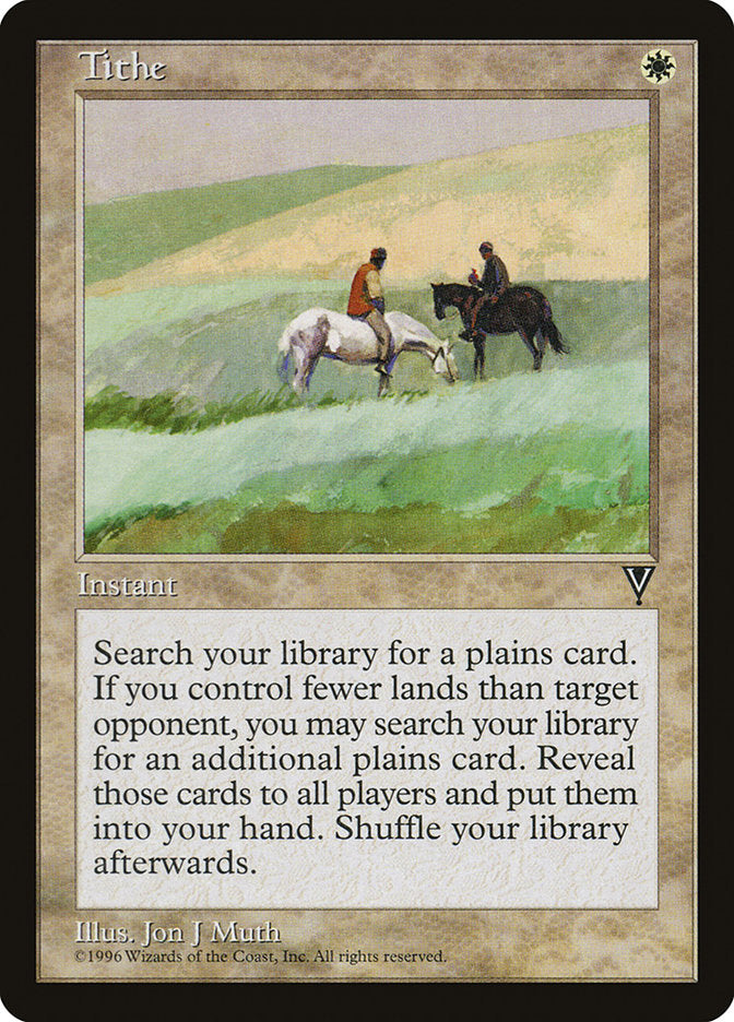 Dízimo / Tithe - Magic: The Gathering - MoxLand