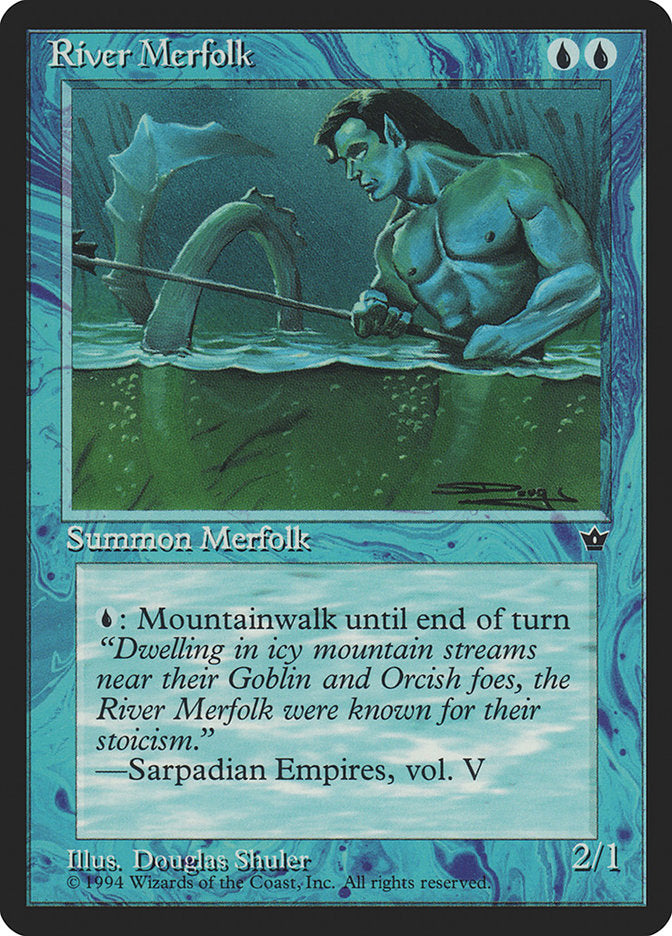 River Merfolk / River Merfolk - Magic: The Gathering - MoxLand