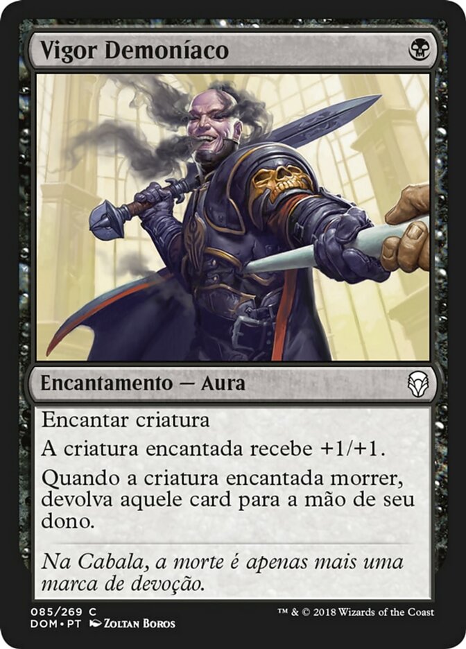 Vigor Demoníaco / Demonic Vigor - Magic: The Gathering - MoxLand