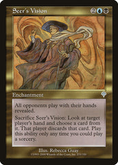 Visão do Profeta / Seer's Vision - Magic: The Gathering - MoxLand