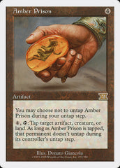 Prisão de Âmbar / Amber Prison - Magic: The Gathering - MoxLand