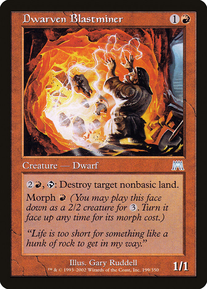 Anão Detonador / Dwarven Blastminer - Magic: The Gathering - MoxLand