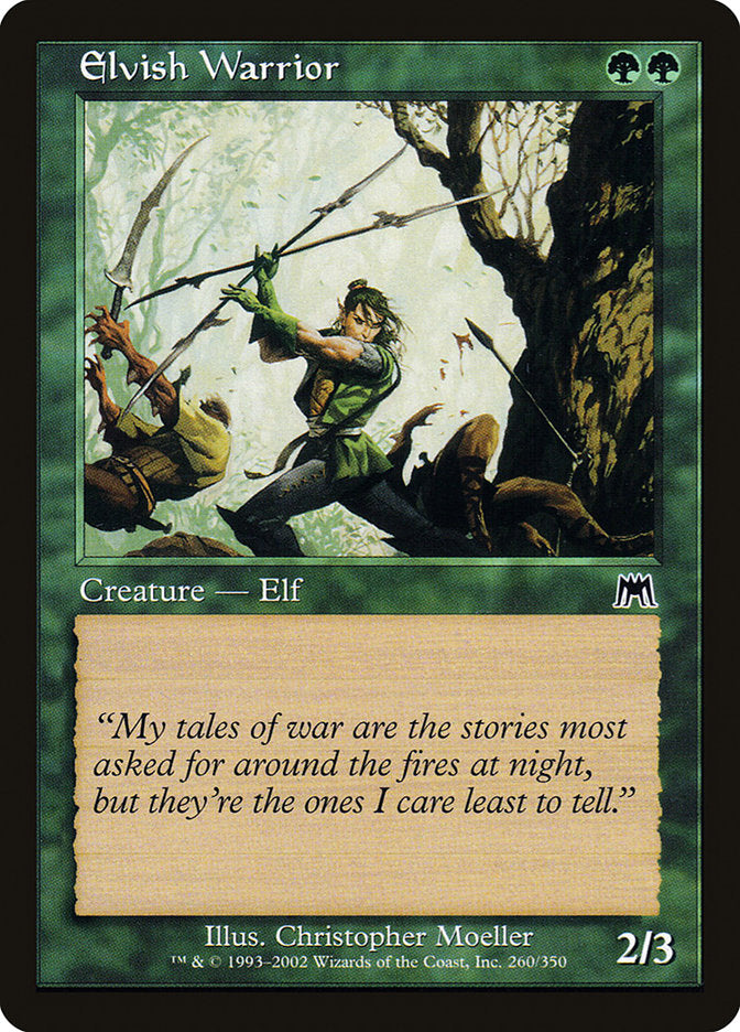 Guerreiro Élfico / Elvish Warrior - Magic: The Gathering - MoxLand