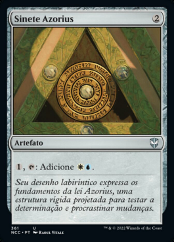 Sinete Azorius / Azorius Signet - Magic: The Gathering - MoxLand