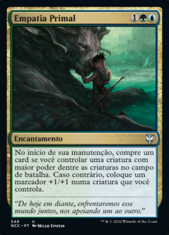 Empatia Primal / Primal Empathy - Magic: The Gathering - MoxLand