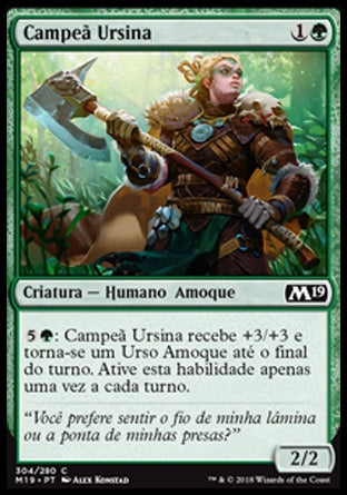 Campeã Ursina / Ursine Champion - Magic: The Gathering - MoxLand