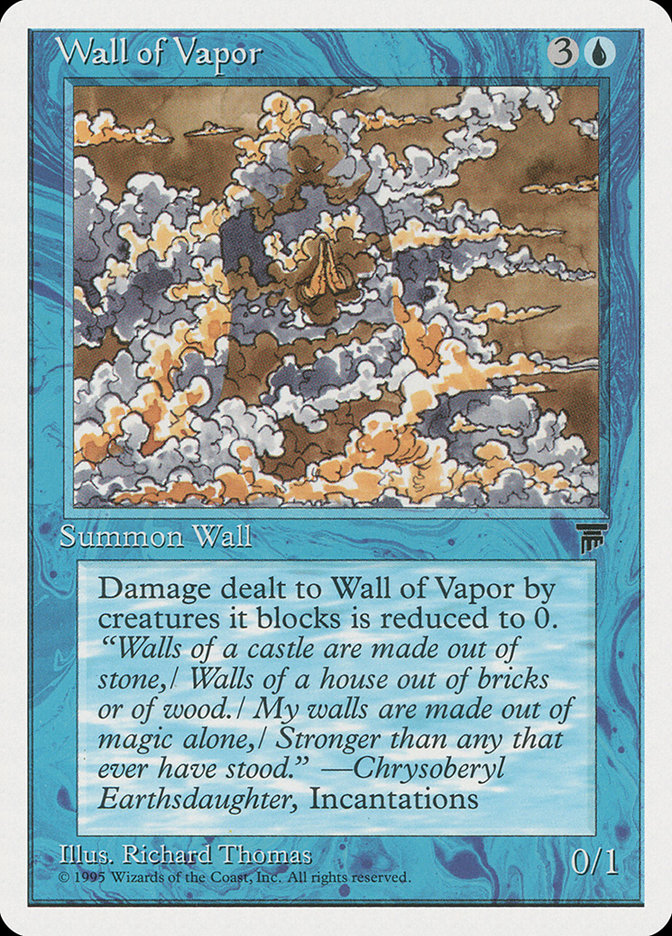 Wall of Vapor / Wall of Vapor - Magic: The Gathering - MoxLand