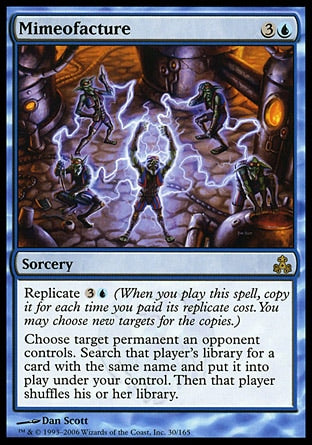 Mimeotização / Mimeofacture - Magic: The Gathering - MoxLand