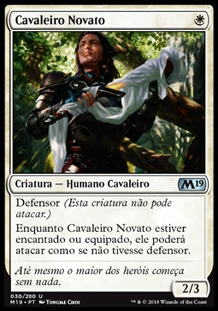 Cavaleiro Novato / Novice Knight - Magic: The Gathering - MoxLand