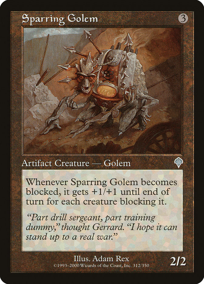Golem Treinador / Sparring Golem - Magic: The Gathering - MoxLand