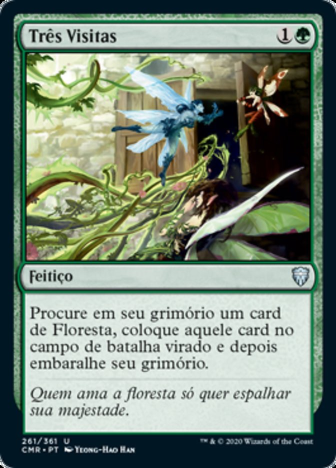 Três Visitas / Three Visits - Magic: The Gathering - MoxLand