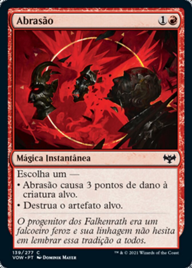 Abrasão / Abrade - Magic: The Gathering - MoxLand