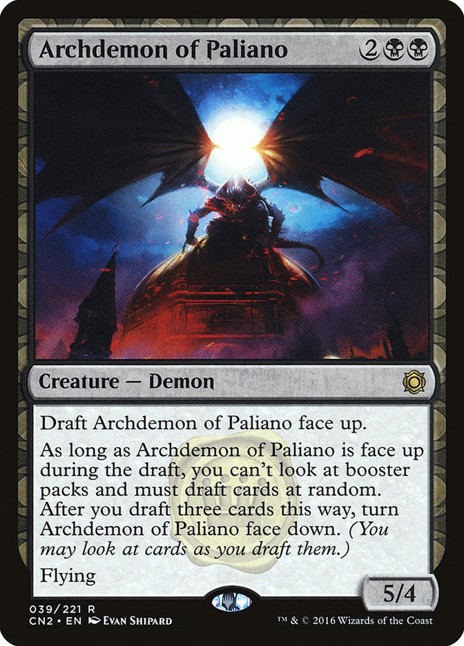 Archdemon of Paliano - Magic: The Gathering - MoxLand