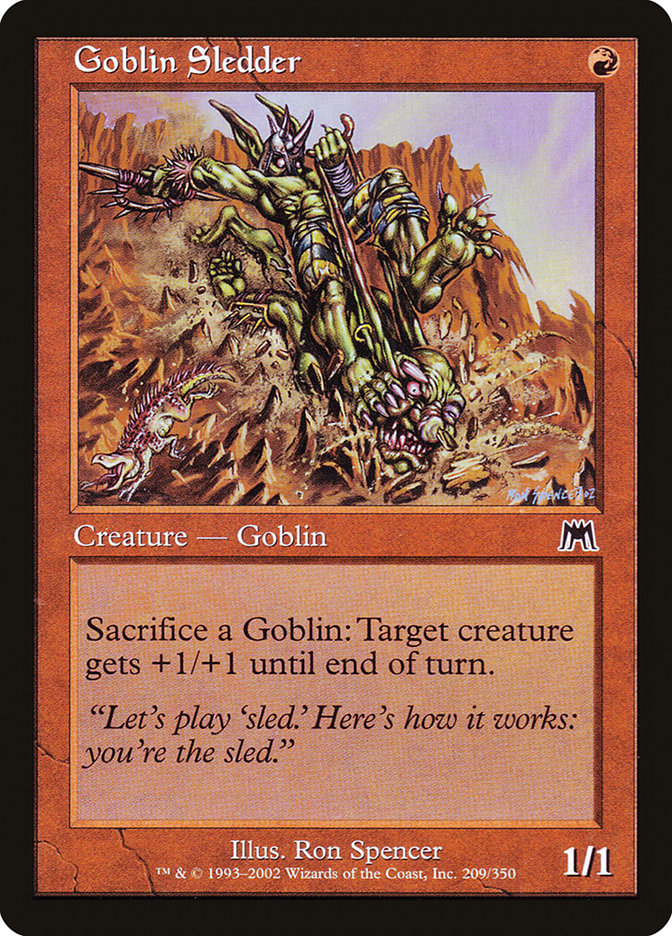 Goblin Toboganista / Goblin Sledder - Magic: The Gathering - MoxLand