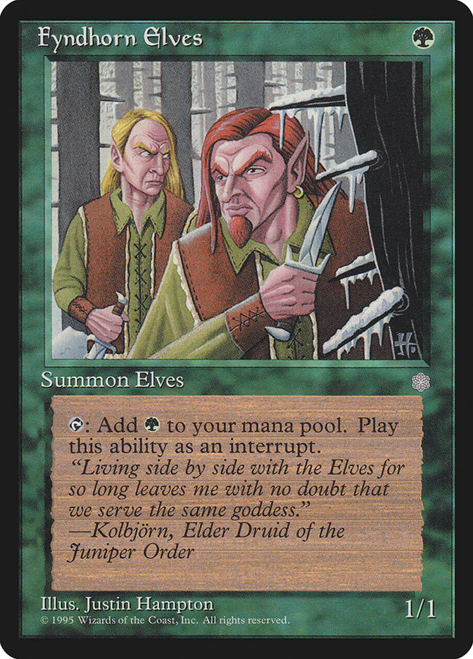 Elfos de Fyndhorn / Fyndhorn Elves - Magic: The Gathering - MoxLand