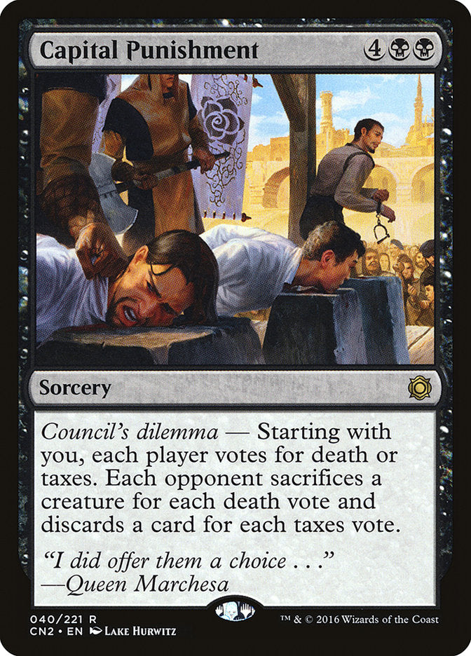 Capital Punishment - Magic: The Gathering - MoxLand