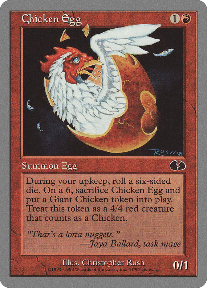 Chicken Egg - Magic: The Gathering - MoxLand