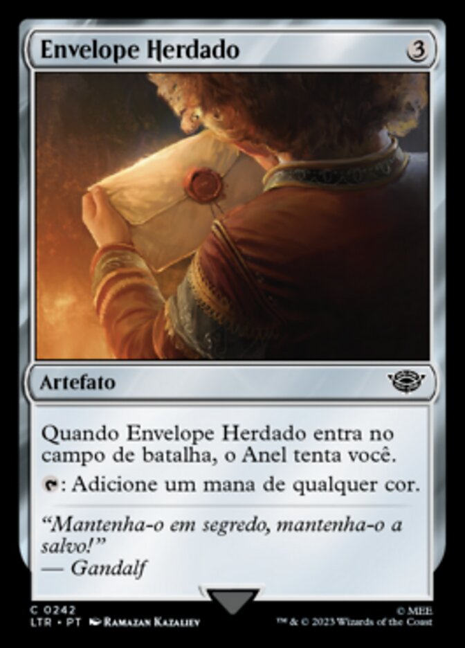 Envelope Herdado / Inherited Envelope - Magic: The Gathering - MoxLand
