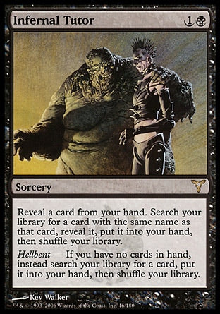 Tutor Infernal / Infernal Tutor - Magic: The Gathering - MoxLand