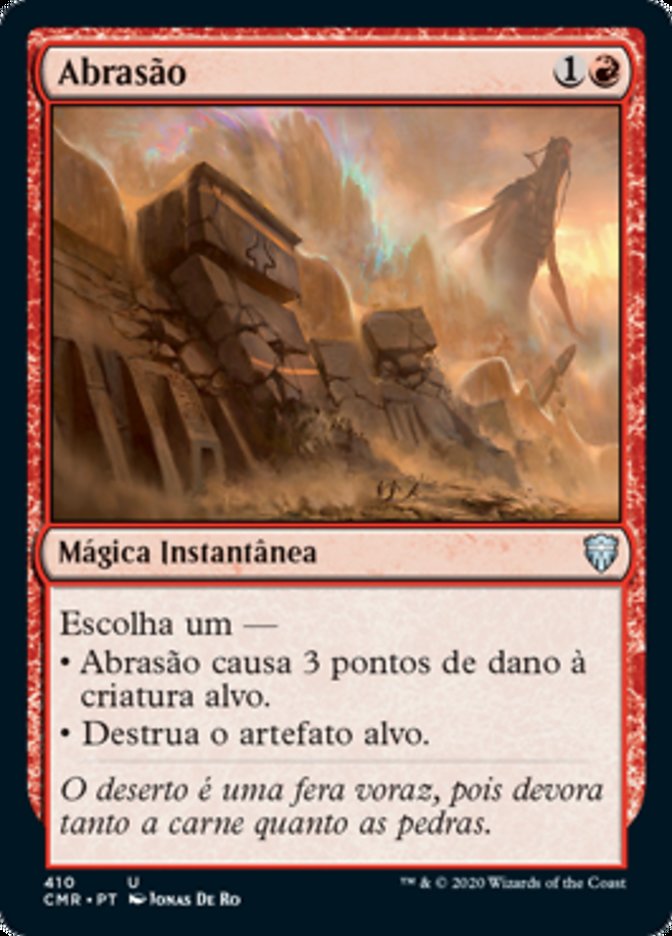 Abrasão / Abrade - Magic: The Gathering - MoxLand