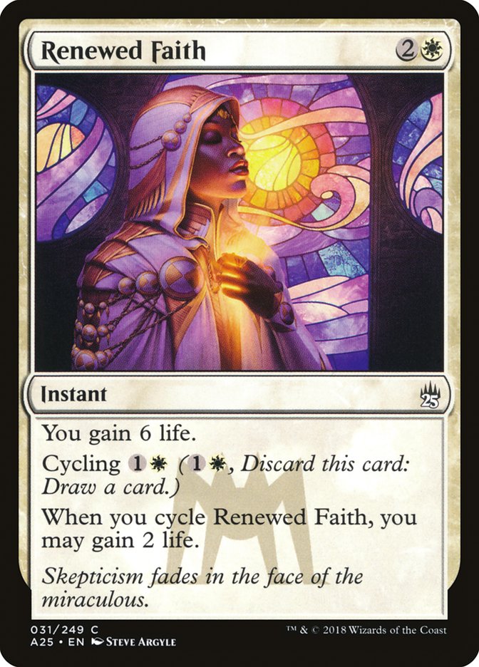 Fé Renovada / Renewed Faith - Magic: The Gathering - MoxLand