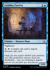 Analista Furtiva / Furtive Analyst - Magic: The Gathering - MoxLand