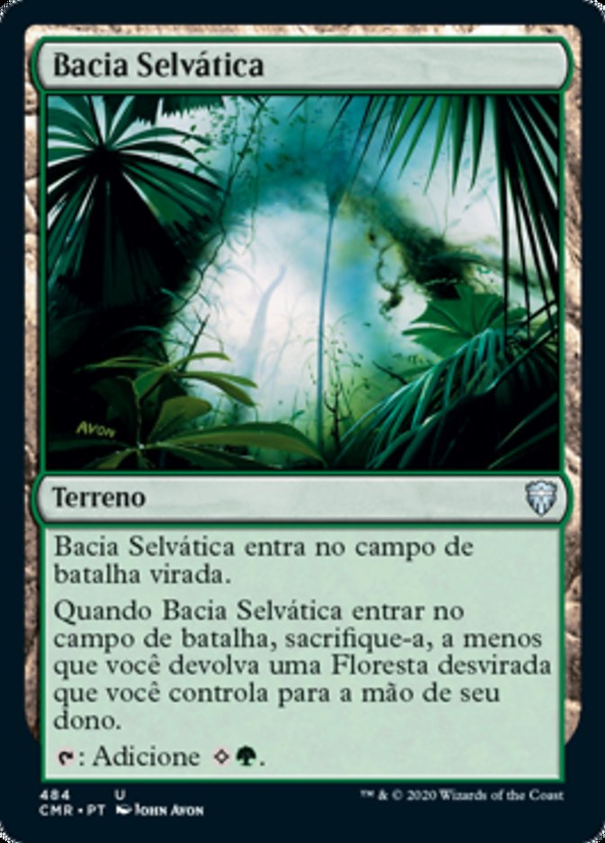 Bacia Selvática / Jungle Basin - Magic: The Gathering - MoxLand