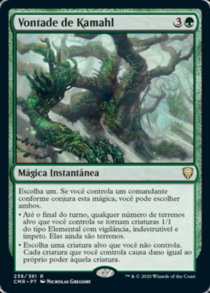 Vontade de Kamahl / Kamahl's Will - Magic: The Gathering - MoxLand
