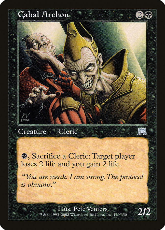 Arconte da Cabala / Cabal Archon - Magic: The Gathering - MoxLand