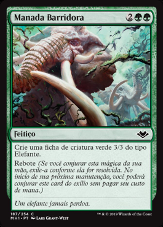 Manada Barridora / Trumpeting Herd - Magic: The Gathering - MoxLand