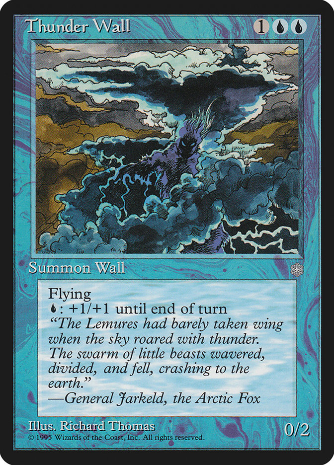 Barreira de Trovoada / Thunder Wall - Magic: The Gathering - MoxLand