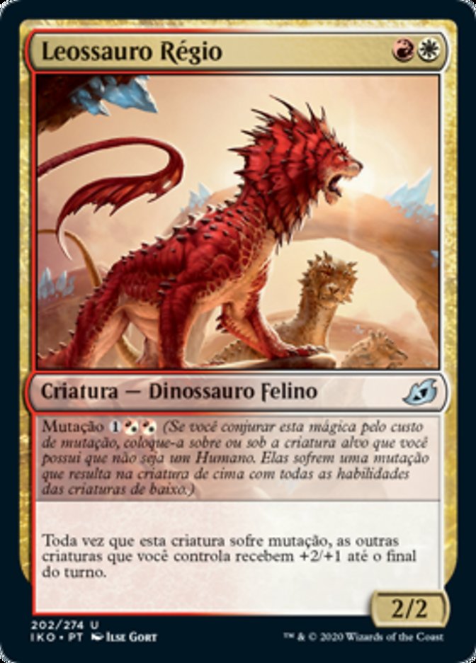 Leossauro Régio / Regal Leosaur - Magic: The Gathering - MoxLand