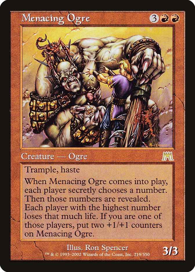Ogre Ameaçador / Menacing Ogre - Magic: The Gathering - MoxLand