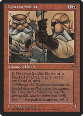 Anão Soldado / Dwarven Soldier - Magic: The Gathering - MoxLand