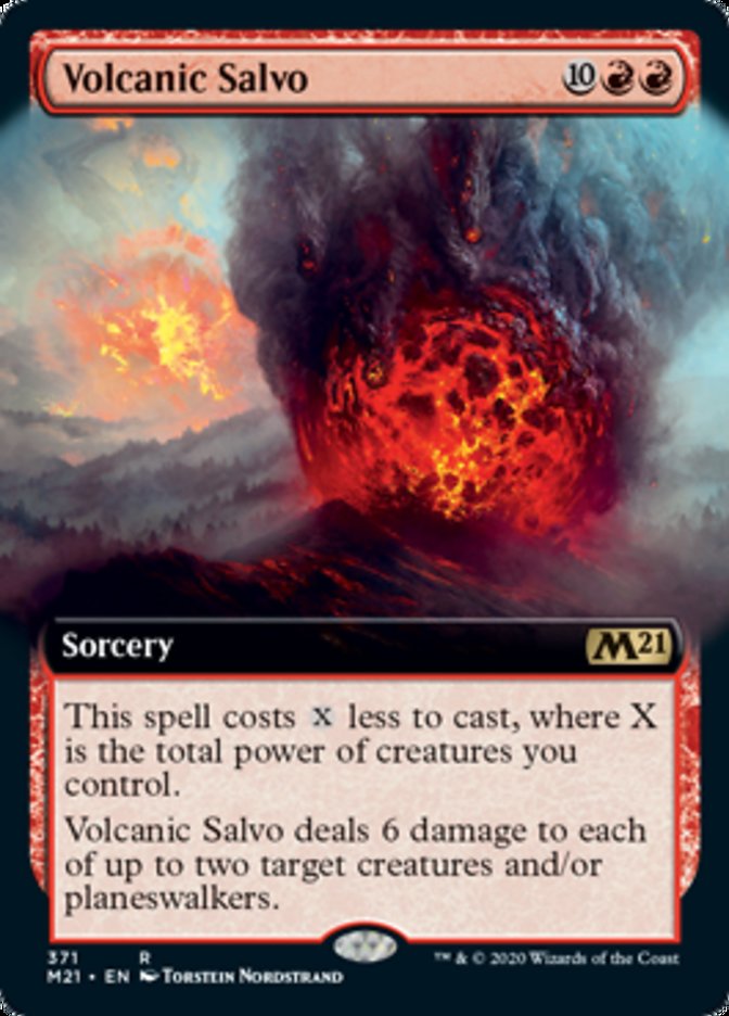 Salva Vulcânica / Volcanic Salvo - Magic: The Gathering - MoxLand