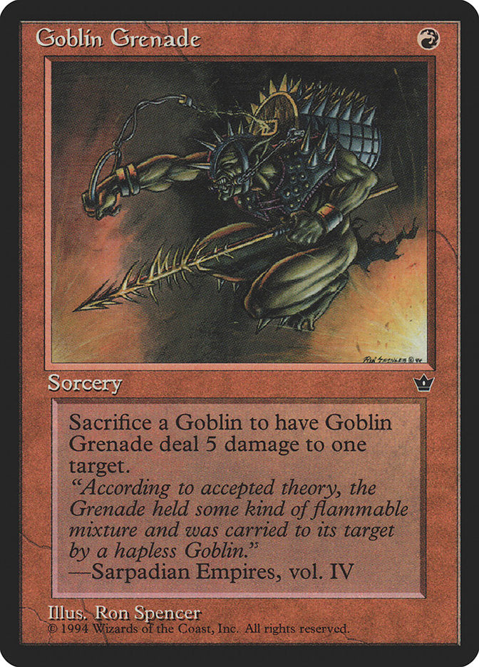 Granada Goblin / Goblin Grenade - Magic: The Gathering - MoxLand