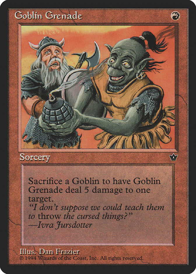Granada Goblin / Goblin Grenade - Magic: The Gathering - MoxLand
