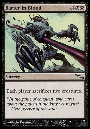 Escambo de Sangue / Barter in Blood - Magic: The Gathering - MoxLand