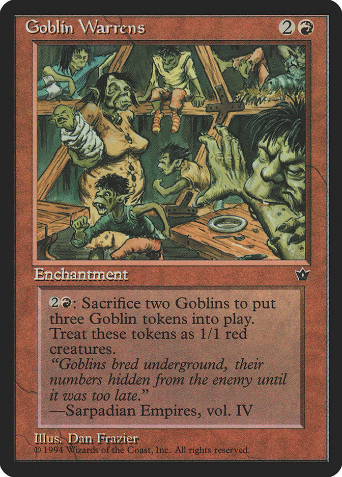 Viveiro de Goblins / Goblin Warrens - Magic: The Gathering - MoxLand